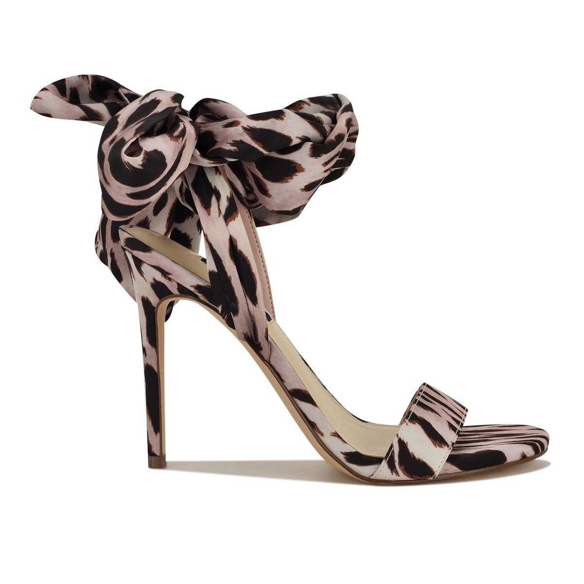 NINE WEST MADDIE2 PINK MULTI13784/LEOPARD ON ELE