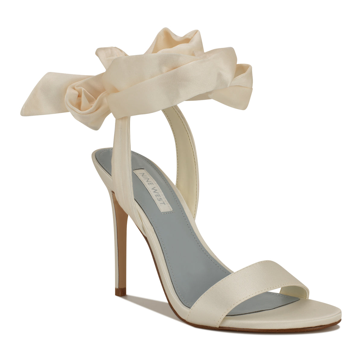 NINE WEST MADDIE7 IVORY3/ELEGANT LUX SATIN VF