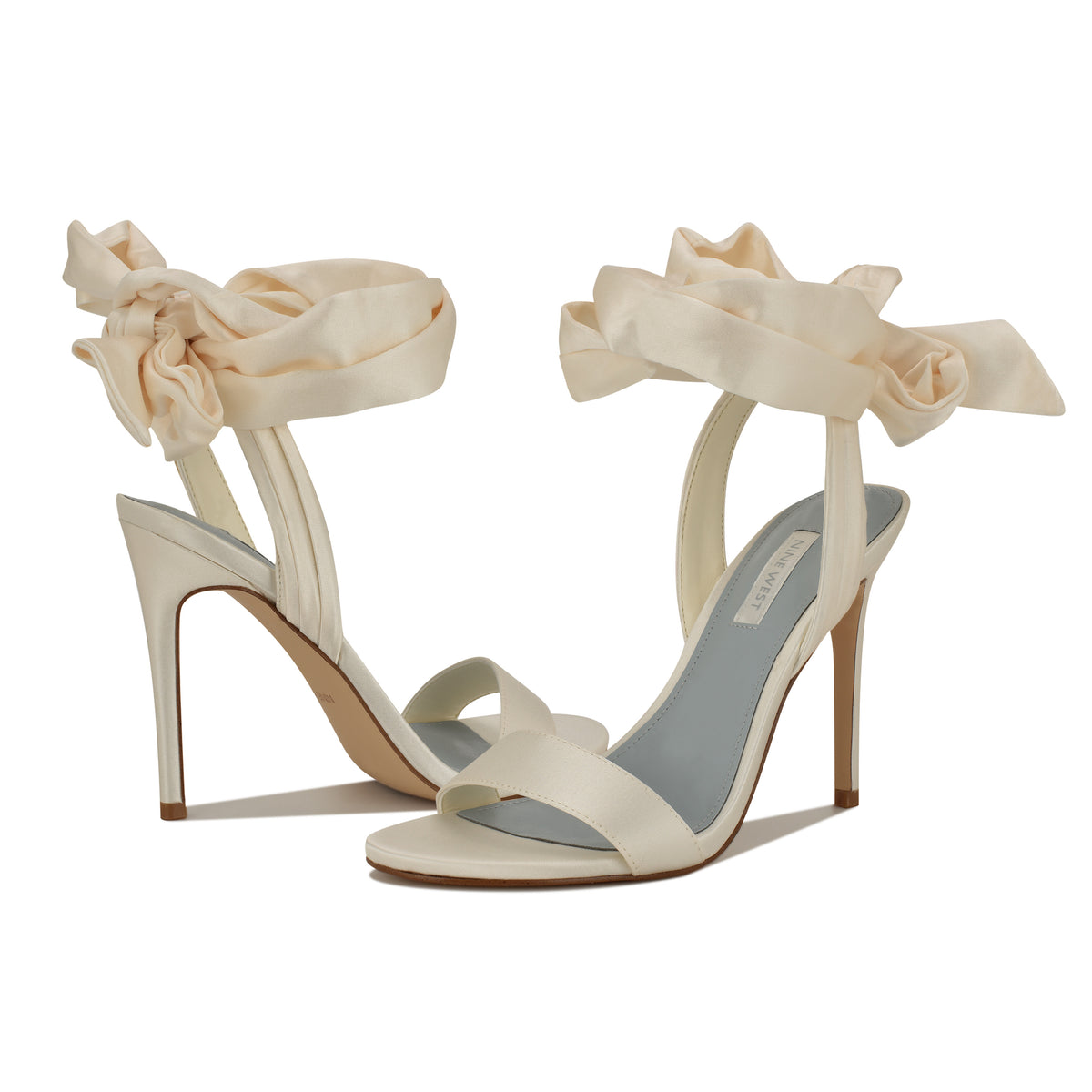 NINE WEST MADDIE7 IVORY3/ELEGANT LUX SATIN VF
