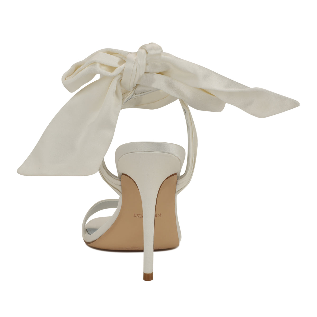 NINE WEST MADDIE7 WHITE58465/ELEGANT LUX SATIN V