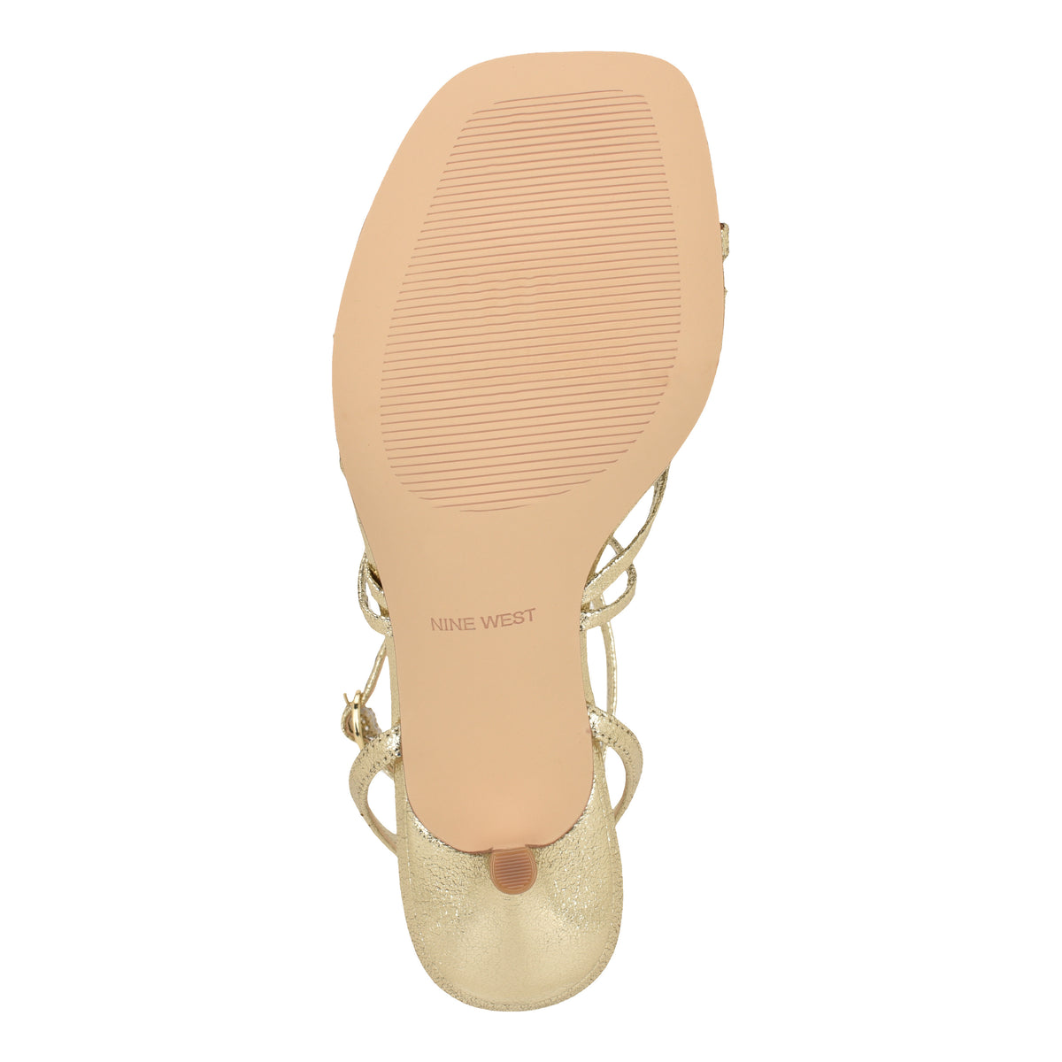 NINE WEST MAYS3 GOLD58684/METALLIC CRACKLE PU