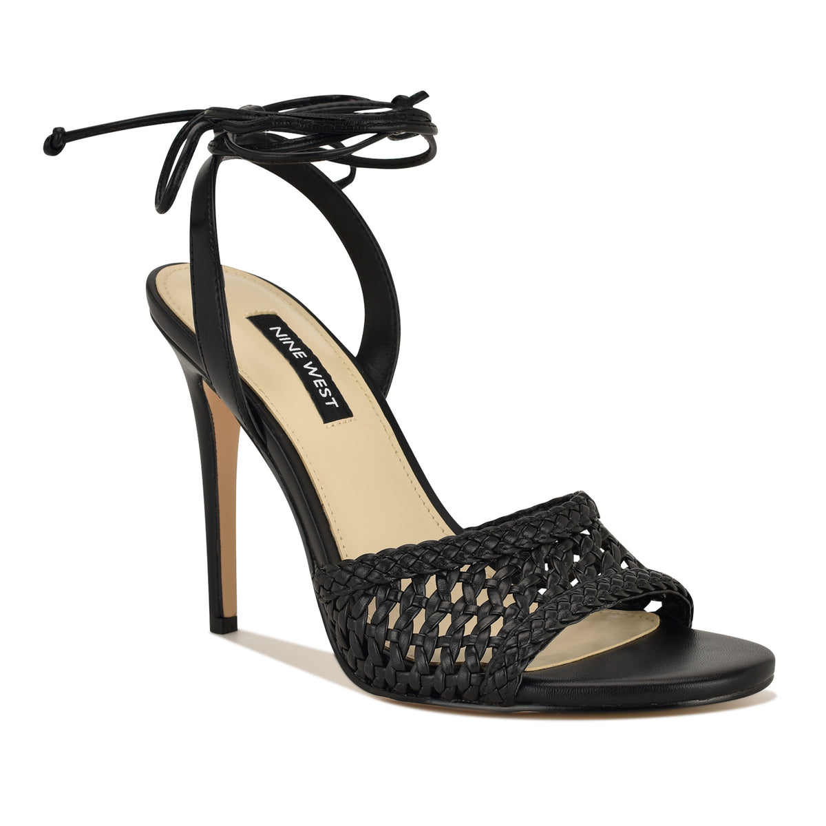 NINE WEST MERTA2 BLACK/BLACK/QY MARCO WOVEN PT