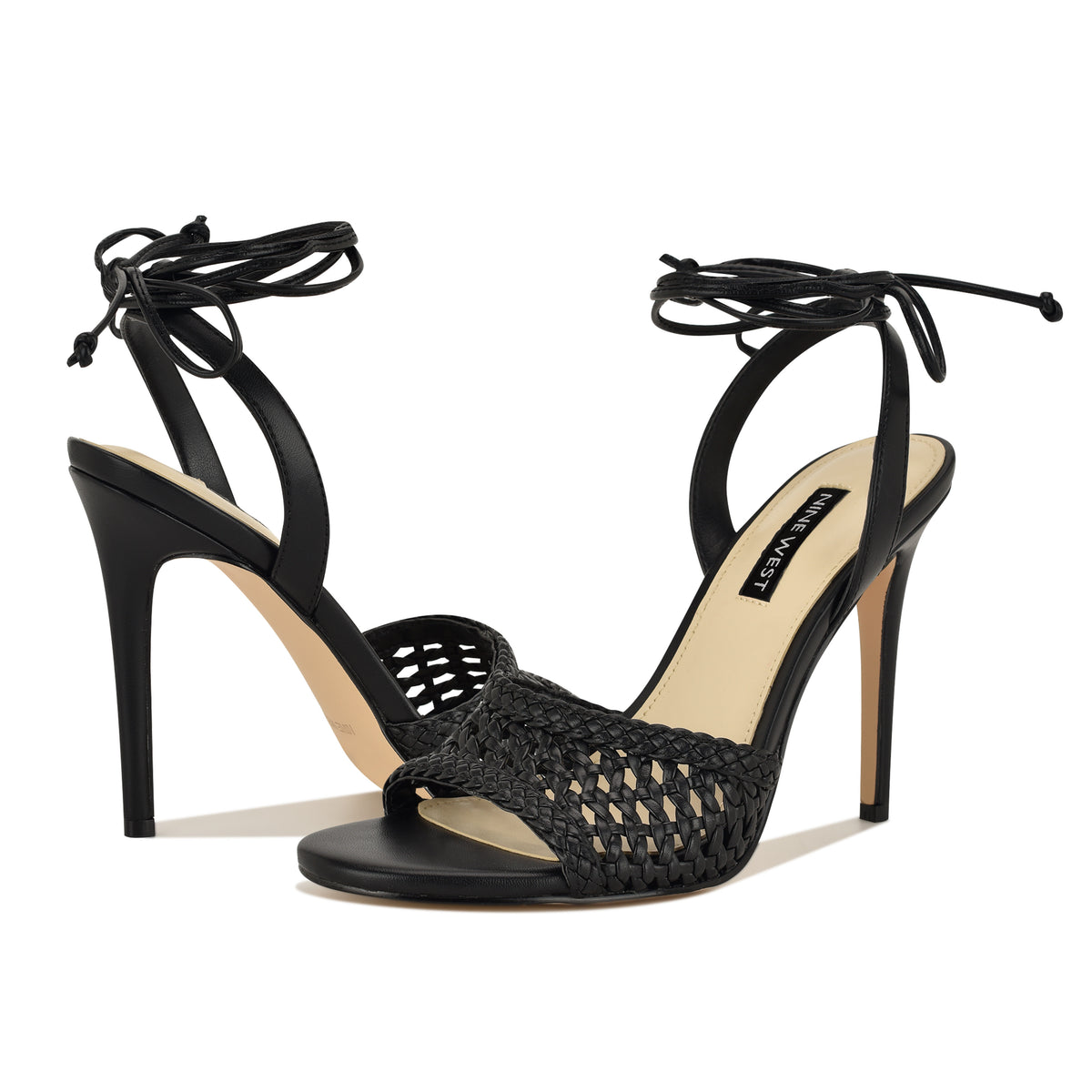 NINE WEST MERTA2 BLACK/BLACK/QY MARCO WOVEN PT