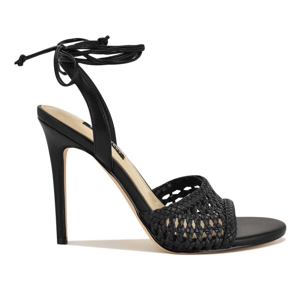 NINE WEST MERTA2 BLACK/BLACK/QY MARCO WOVEN PT