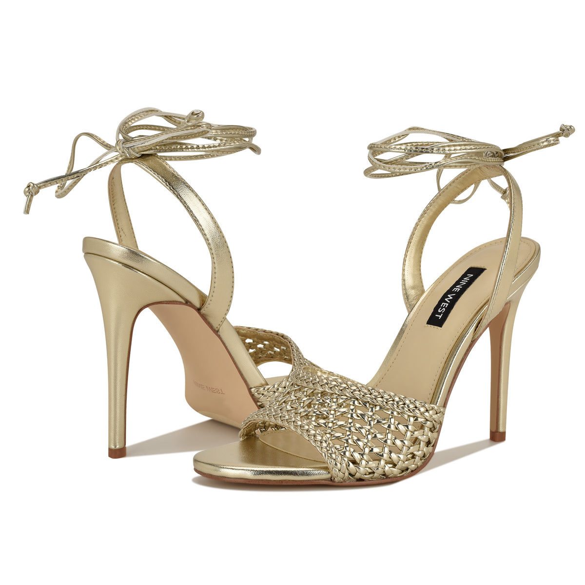 NINE WEST MERTA2 PLATINO/PLATINO/QY MARCO WOVEN