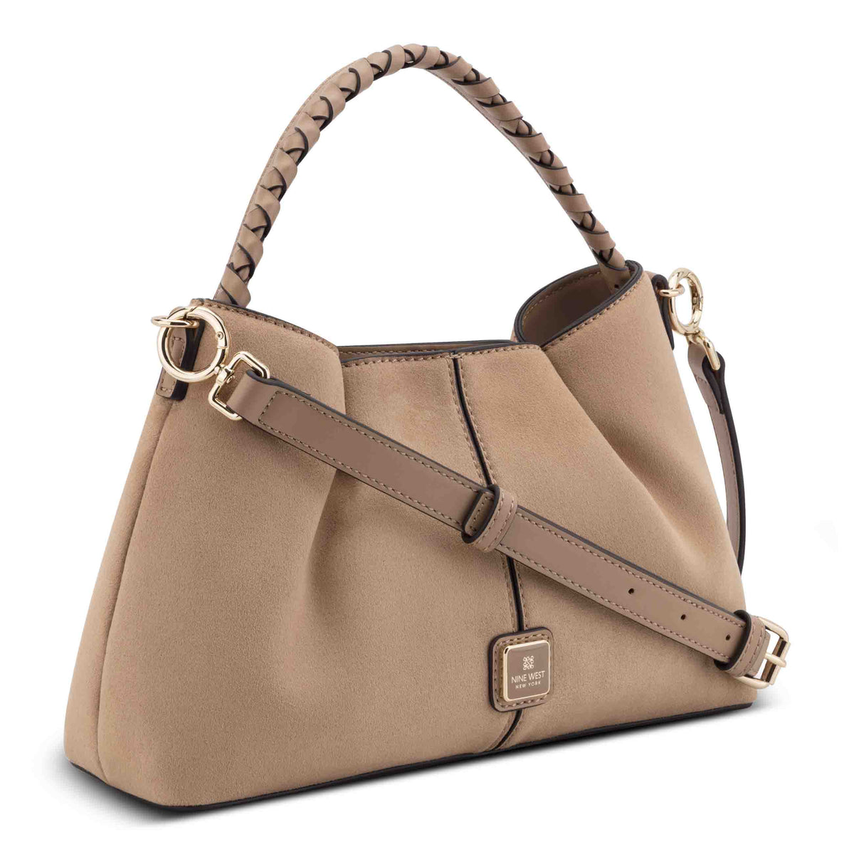 NINE WEST HANDBAGS GATLIN TOP HANDLE CROSSBODY DARK KHAKI