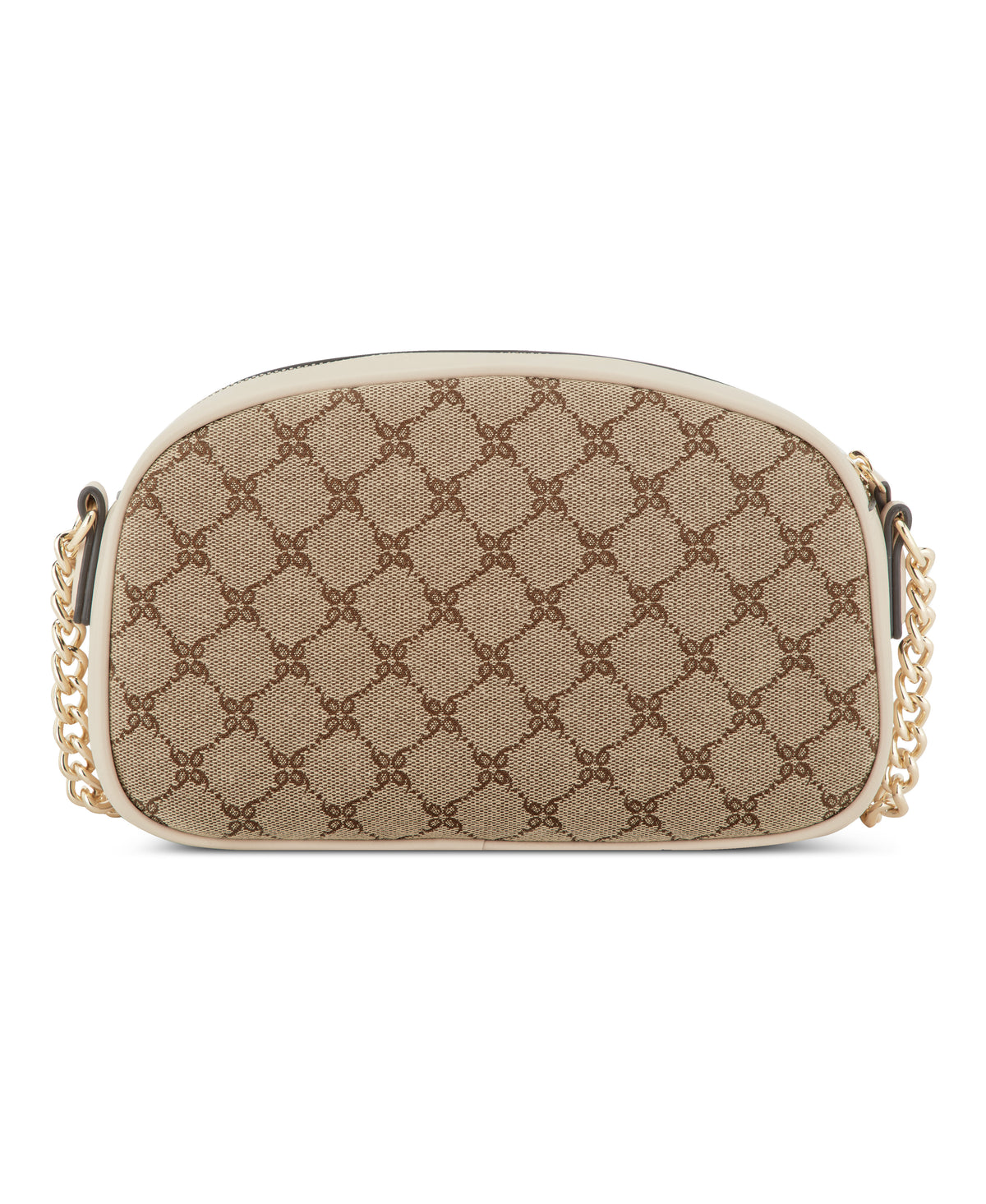 NINE WEST BAGS CALISA CAMERA CROSSBODY MOCHA LOGO/BEIGE