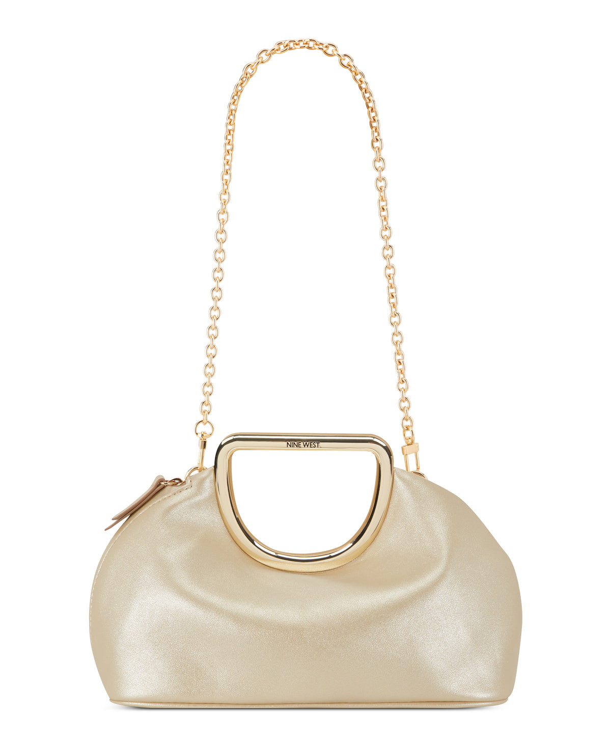 NINE WEST HANDBAGS PALMIN BRACELET BAG PLATINO