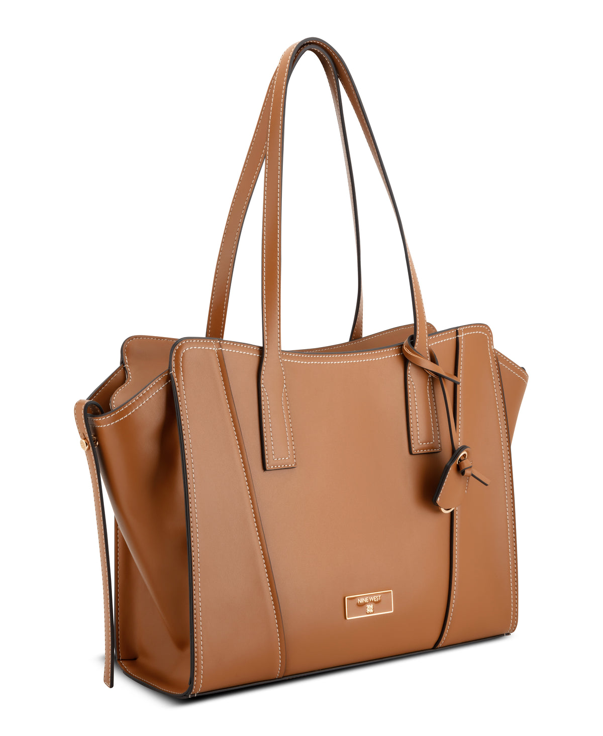 NINE WEST BAGS FLEURA TOTE BRANDY