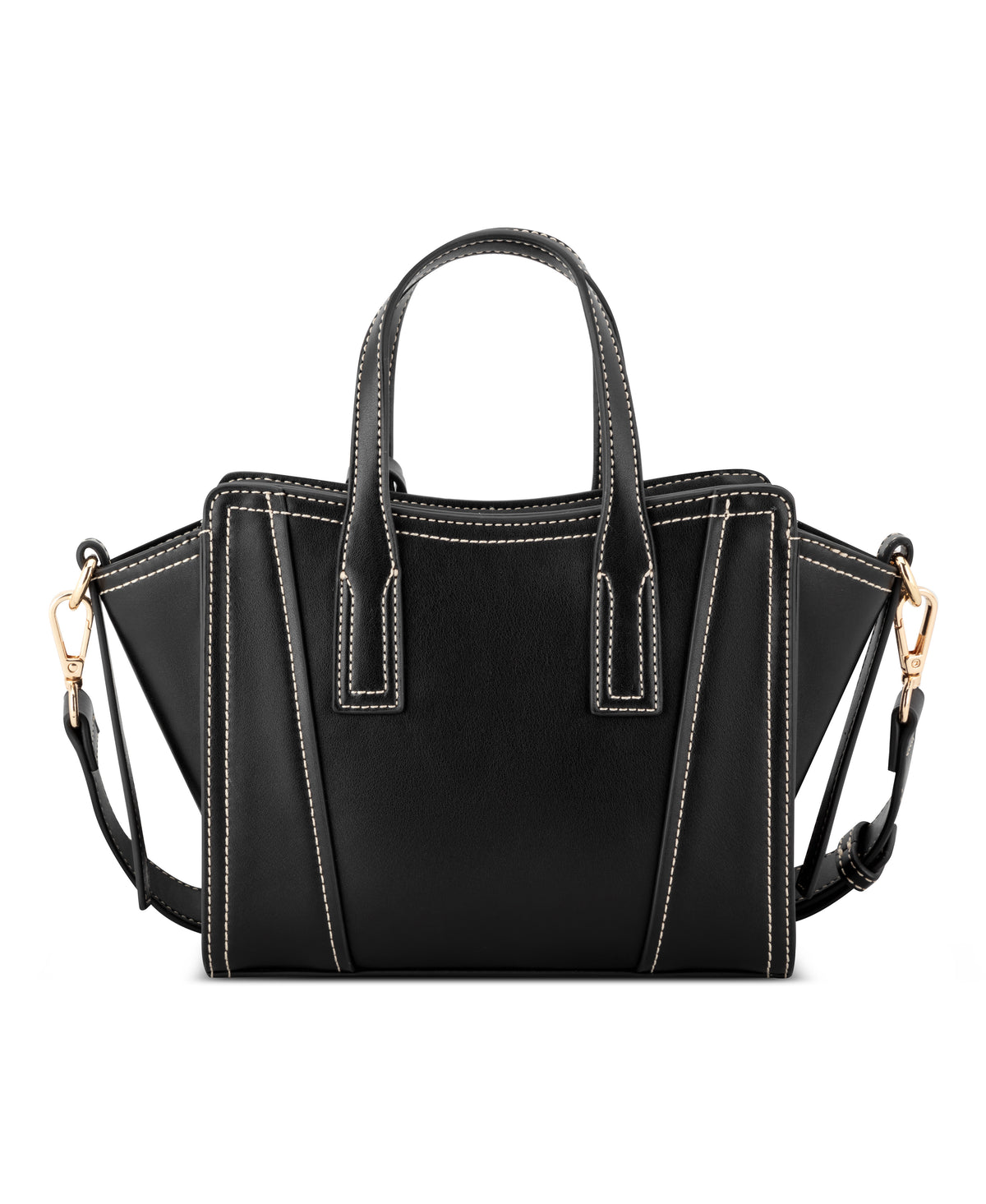 NINE WEST BAGS FLEURA SMALL SATCHEL BLACK