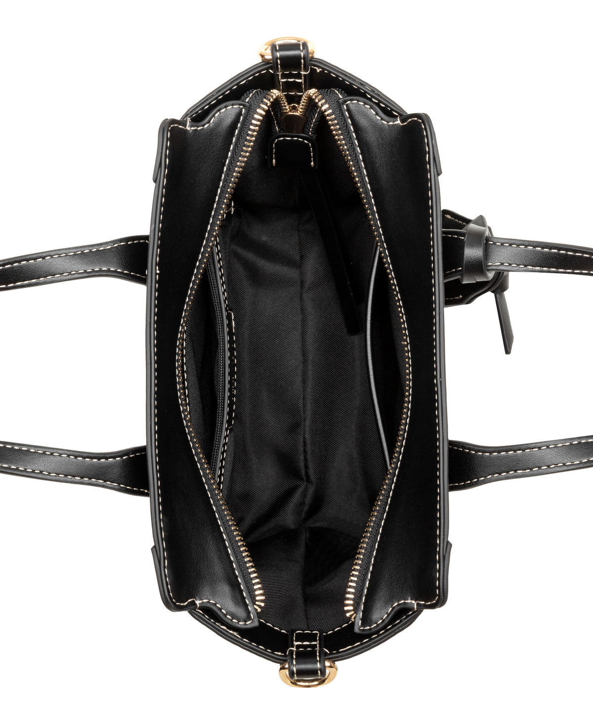 NINE WEST BAGS FLEURA SMALL SATCHEL BLACK