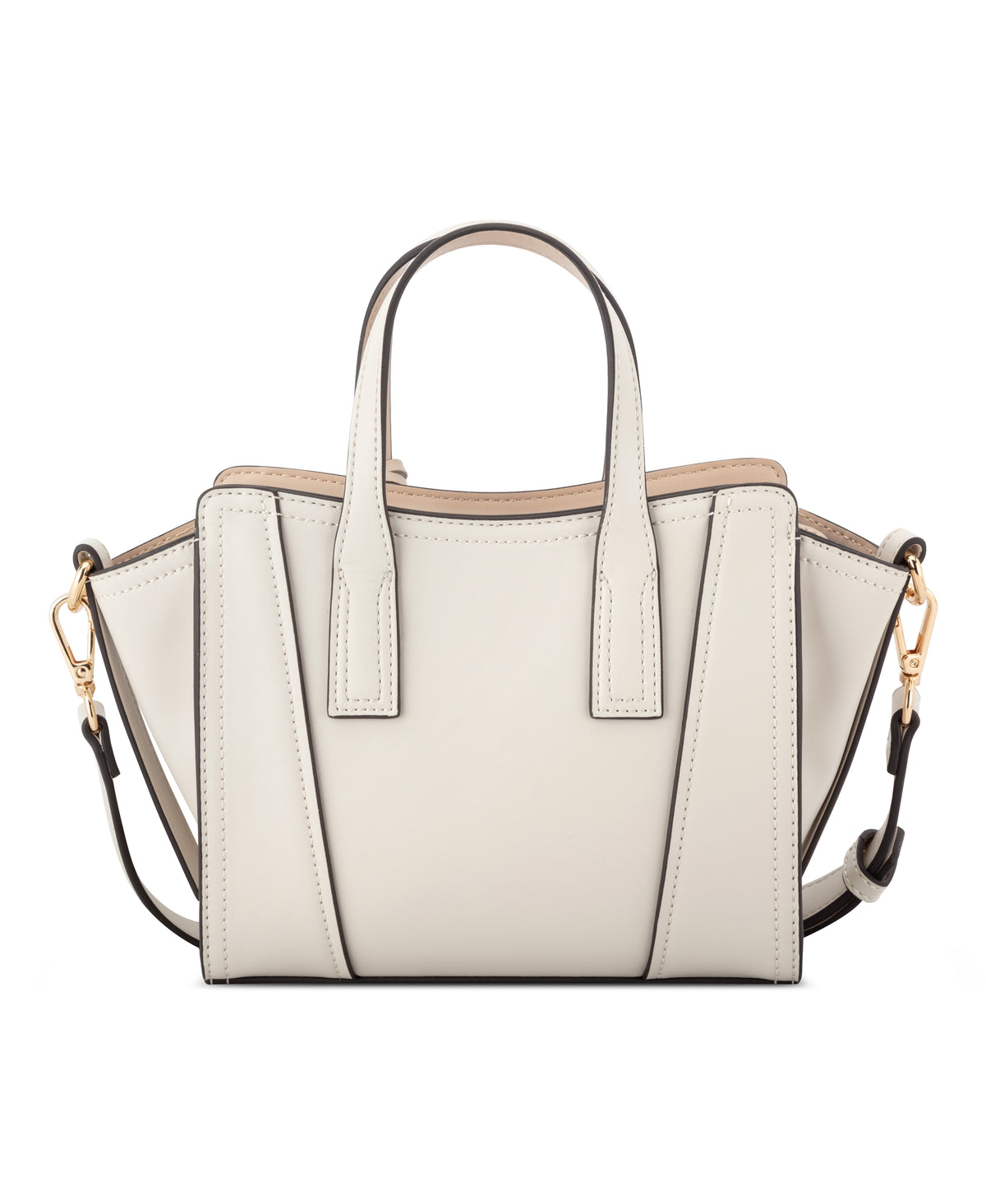 NINE WEST BAGS FLEURA SMALL SATCHEL FAWN/MILK
