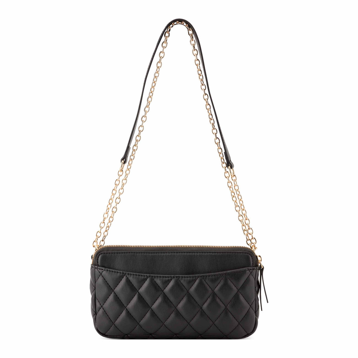 NINE WEST HANDBAGS EMELINA MINI FLAP CROSSBODY BLACK