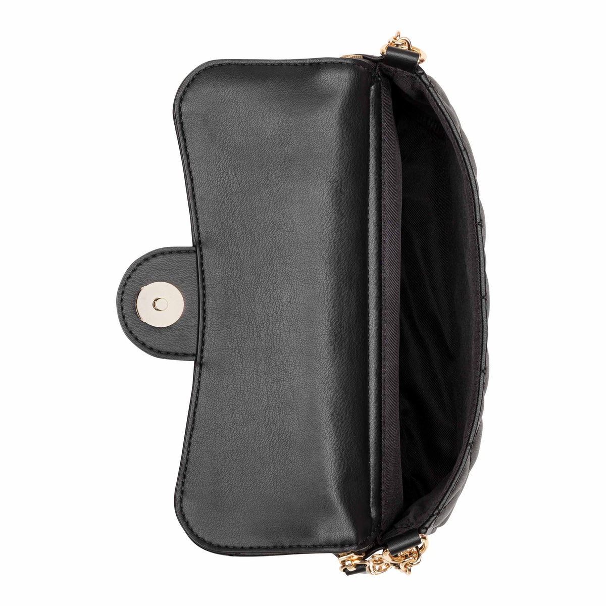 NINE WEST HANDBAGS EMELINA MINI FLAP CROSSBODY BLACK