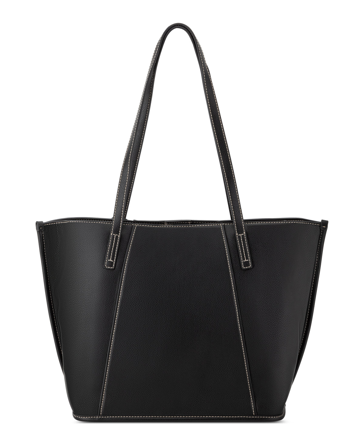 NINE WEST BAGS QUINCIE 3 COMP TOTE BLACK