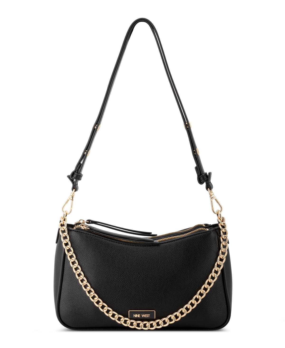 NINE WEST BAGS DENZIELLE CONVERTIBLE SHOULDER BLACK