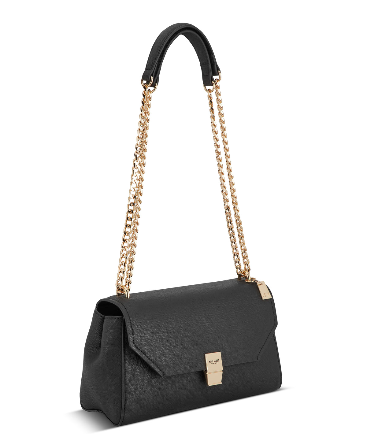 NINE WEST BAGS ZENIA CONVERTIBLE XBODY FLAP BLACK