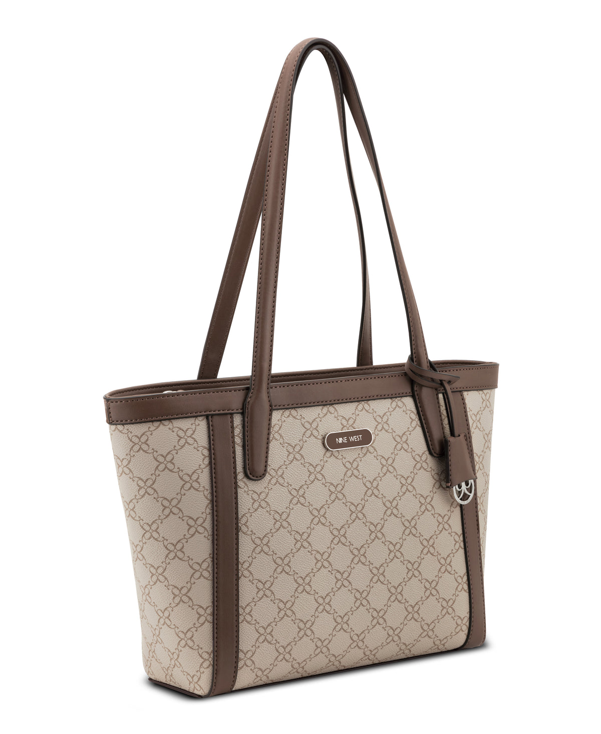NINE WEST HANDBAGS AZIEL SM TOTE MUSHROOM LOGO