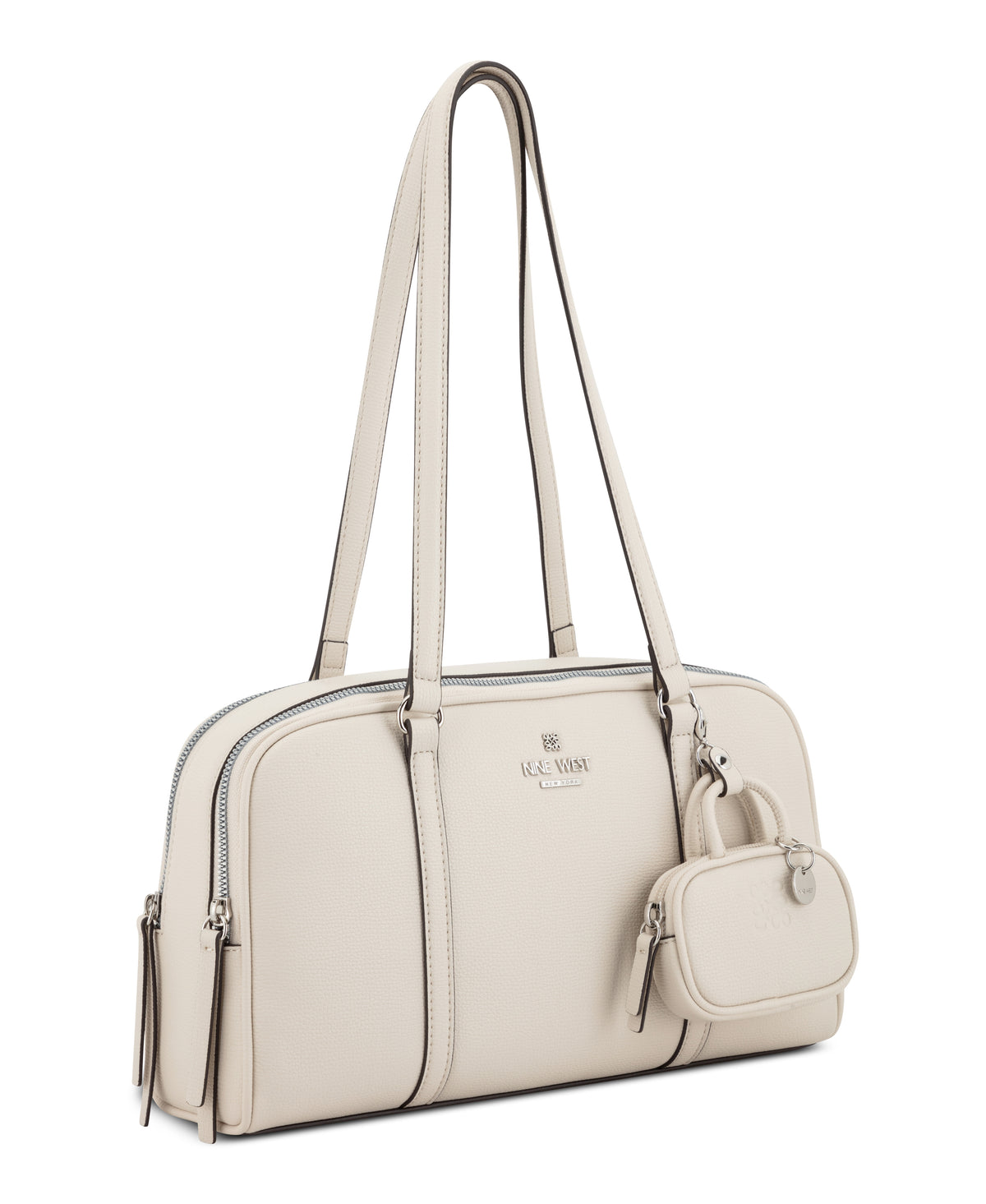 NINE WEST BAGS ALDA SHOULDER SATCHEL MILK