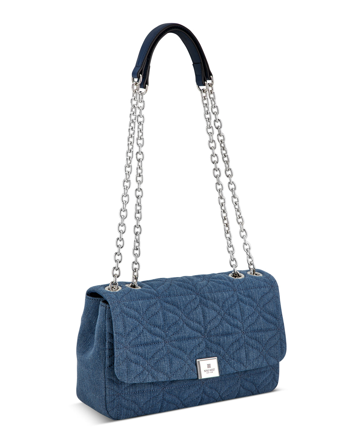 NINE WEST BAGS ULMARA CONVERTIBLE XBODY FLAP DENIM