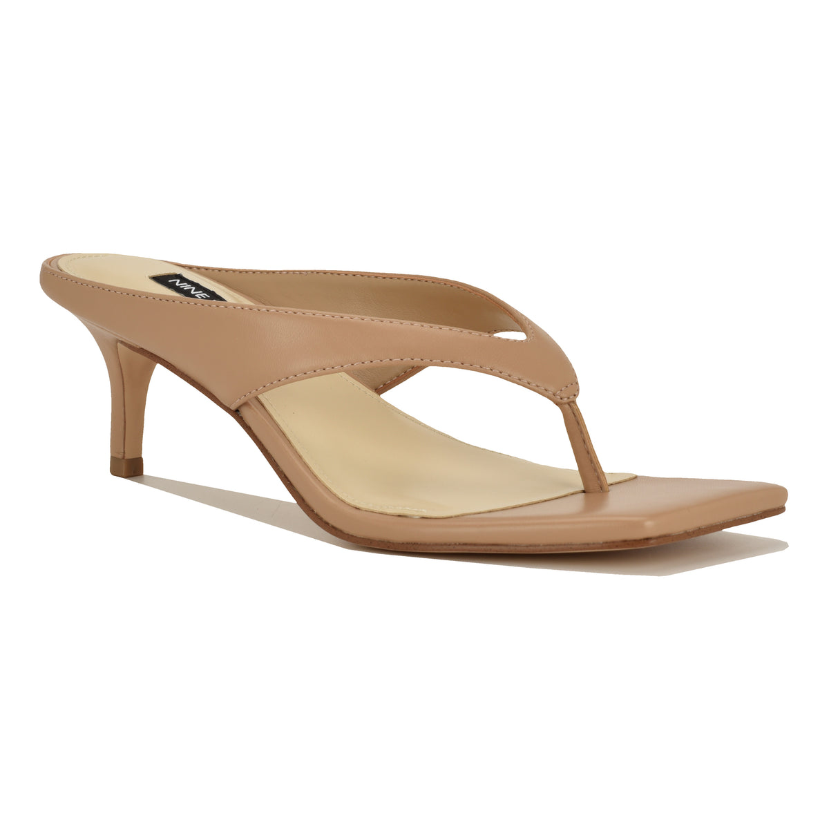 NINE WEST OLANNA3 ARENA TAN/SUPER NAPPA PU