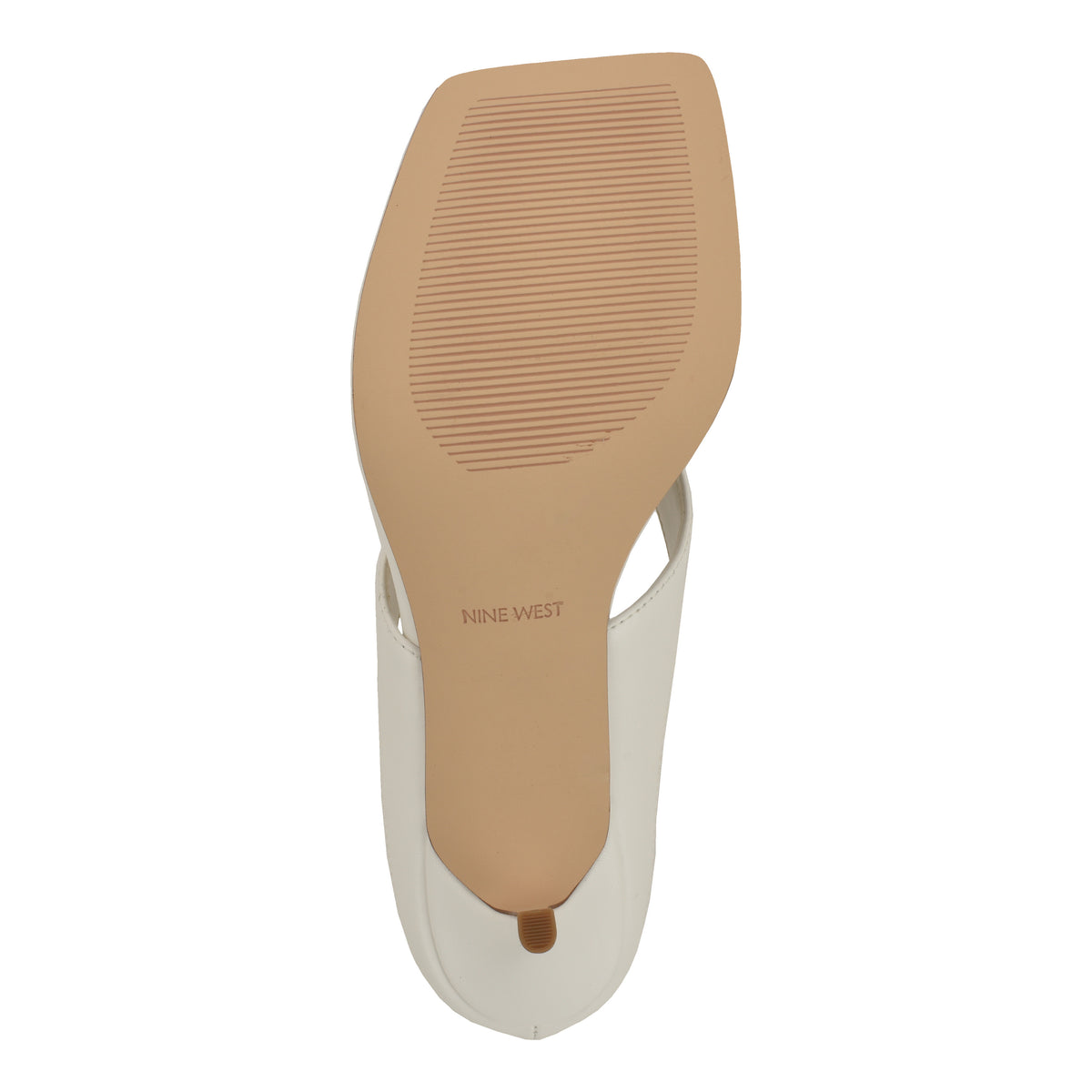 NINE WEST OLANNA3 WHITE/SUPER NAPPA PU