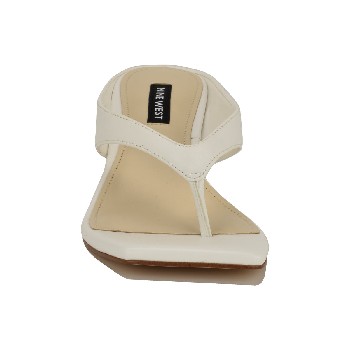 NINE WEST OLANNA3 WHITE/SUPER NAPPA PU
