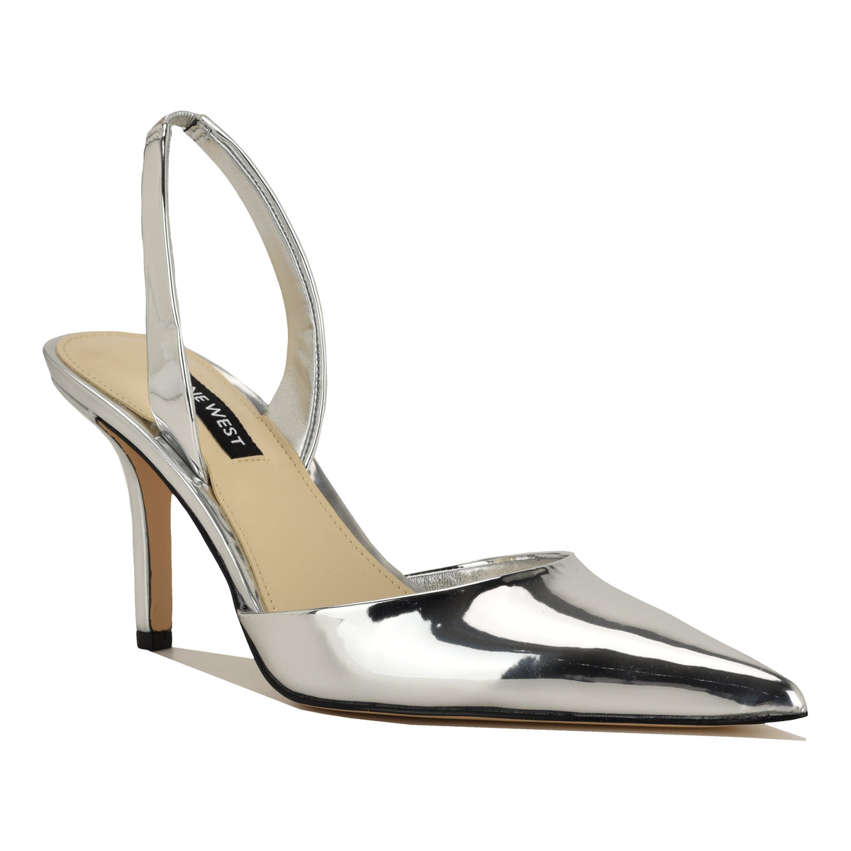NINE WEST PAYTIE3 SILVER02/SUPERIOR MIRROR PU CM