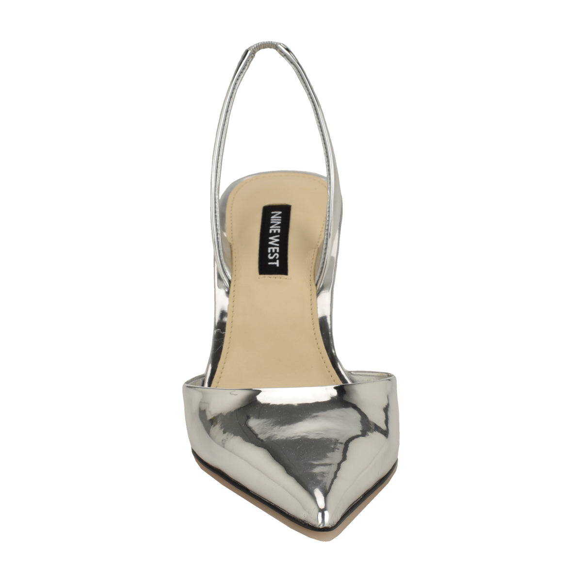 NINE WEST PAYTIE3 SILVER02/SUPERIOR MIRROR PU CM