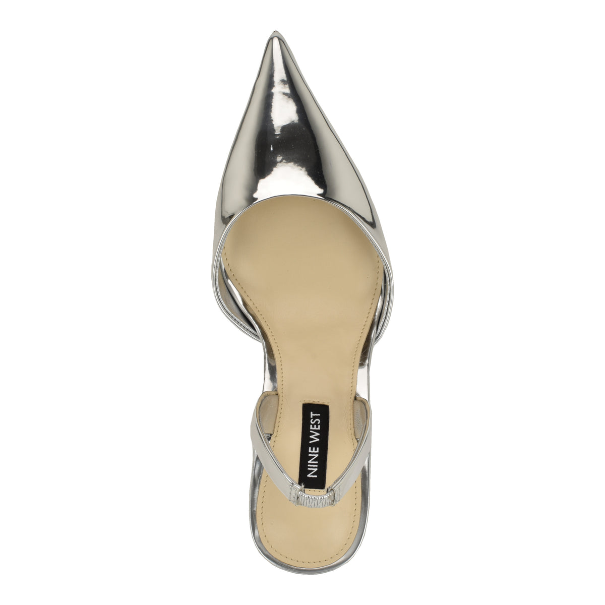 NINE WEST PAYTIE3 SILVER02/SUPERIOR MIRROR PU CM