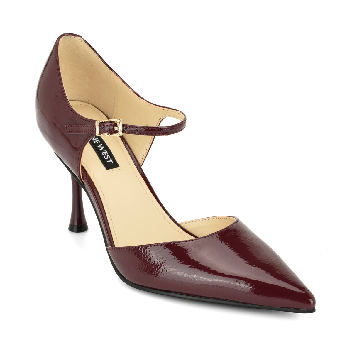 NINE WEST PIRAYE3 CHERRY-TN SOFT NAPLACK PATENT