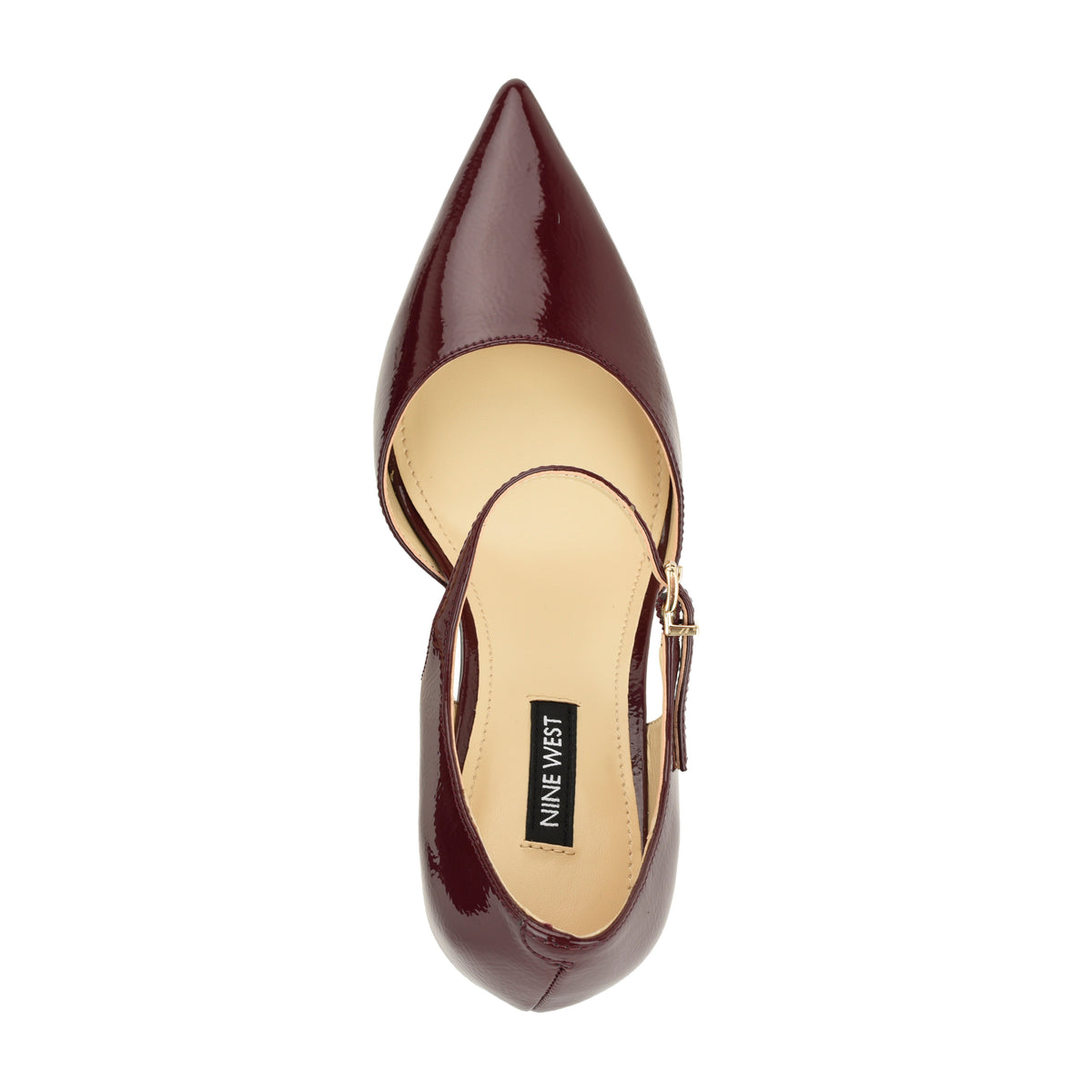 NINE WEST PIRAYE3 CHERRY-TN SOFT NAPLACK PATENT
