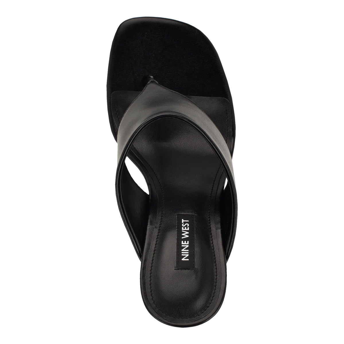 NINE WEST PRESA3 BLACK/SHINY SUPER NAPPA PU