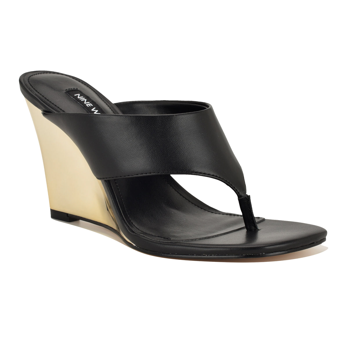 NINE WEST PRESA3 BLACK/SUPER NAPPA PU