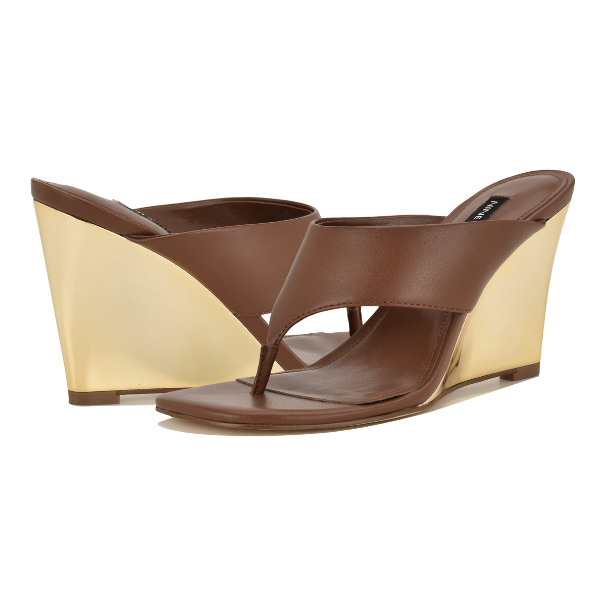 NINE WEST PRESA3 BROWN13674/SUPER NAPPA PU