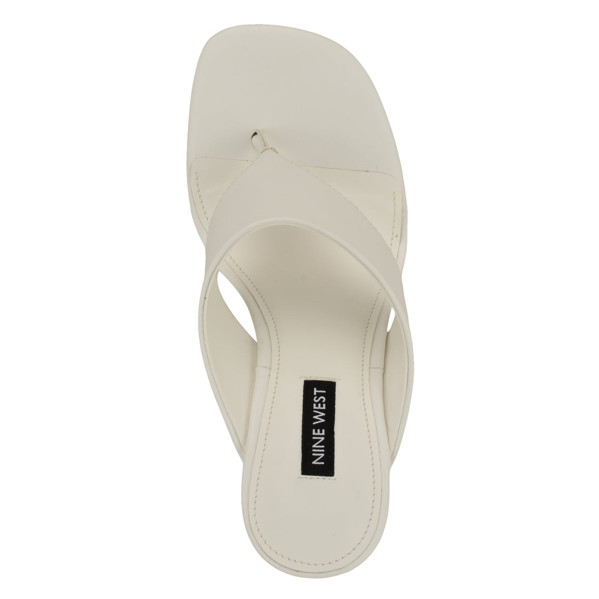 NINE WEST PRESA3 WHITE/SUPER NAPPA PU