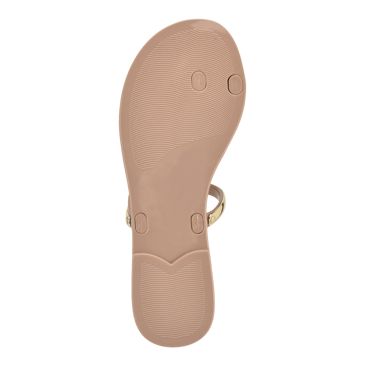 NINE WEST SEASHELL3 BARELY NUDE/GOLD13842/FT PVC M
