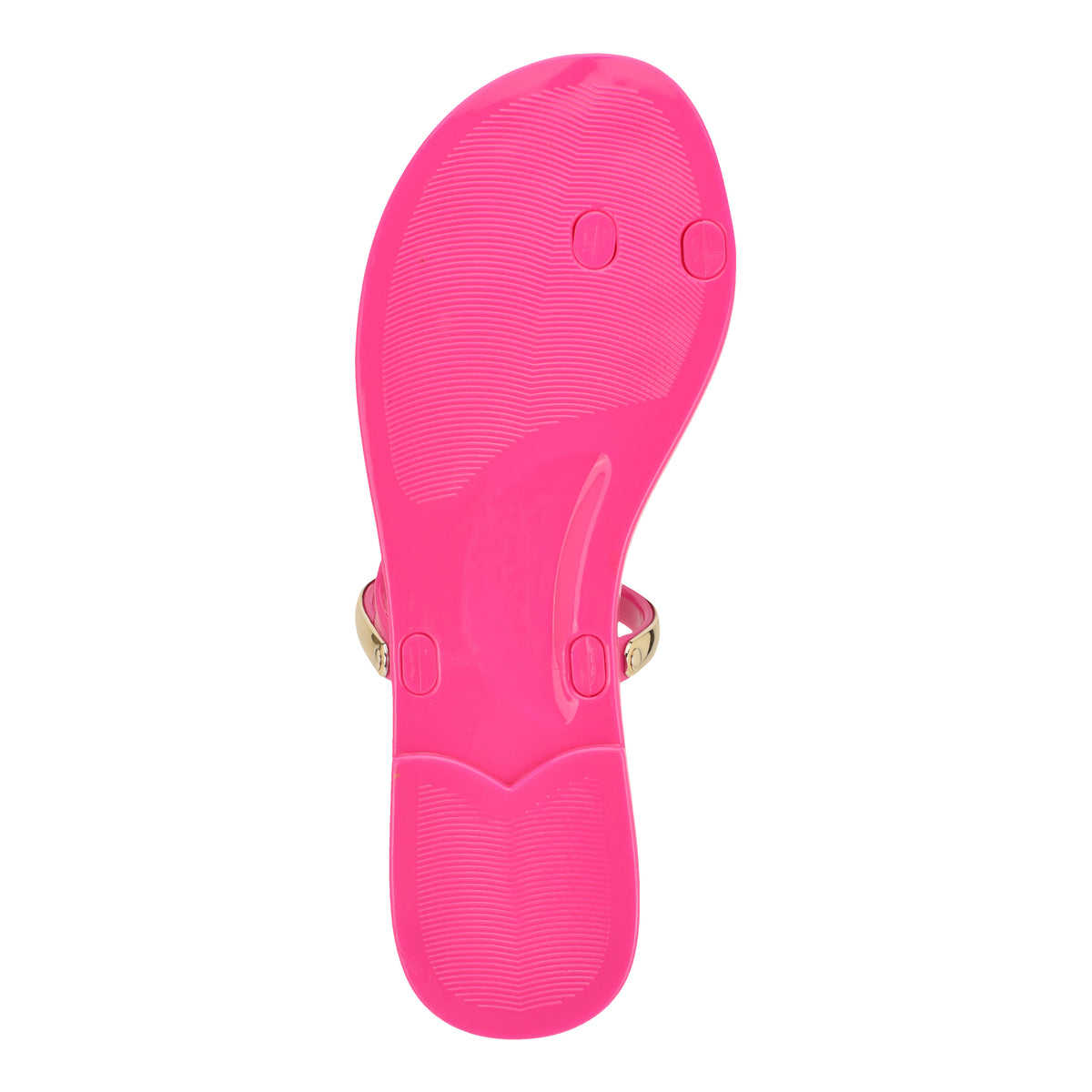 NINE WEST SEASHELL3 NEON PINK/GOLD13842/FT PVC MOL
