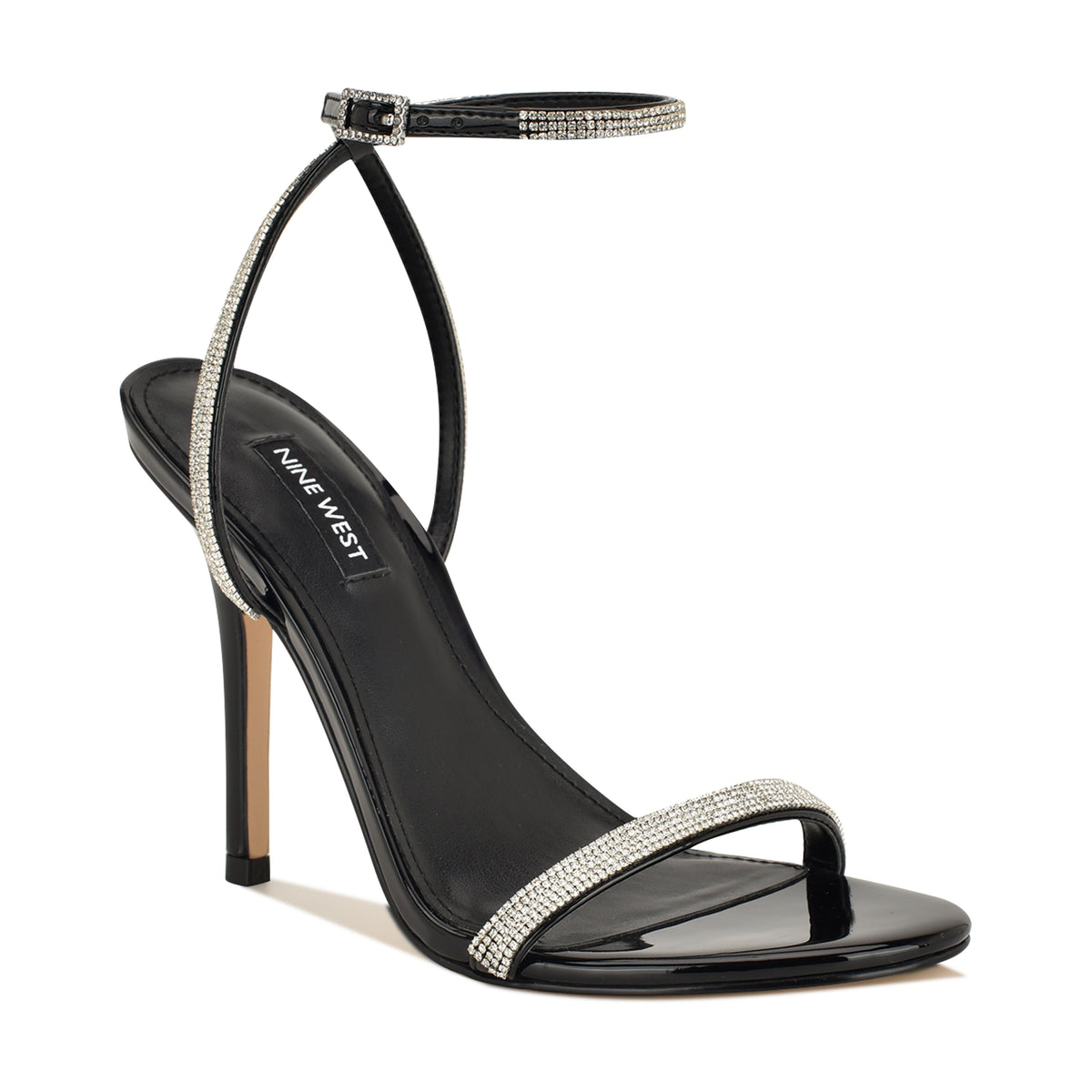 NINE WEST STODIA5 HANG NICKEL CRYSTAL/NERO/METAL