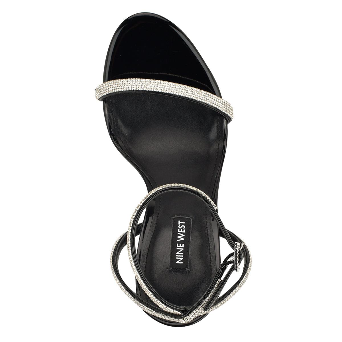 NINE WEST STODIA5 HANG NICKEL CRYSTAL/NERO/METAL