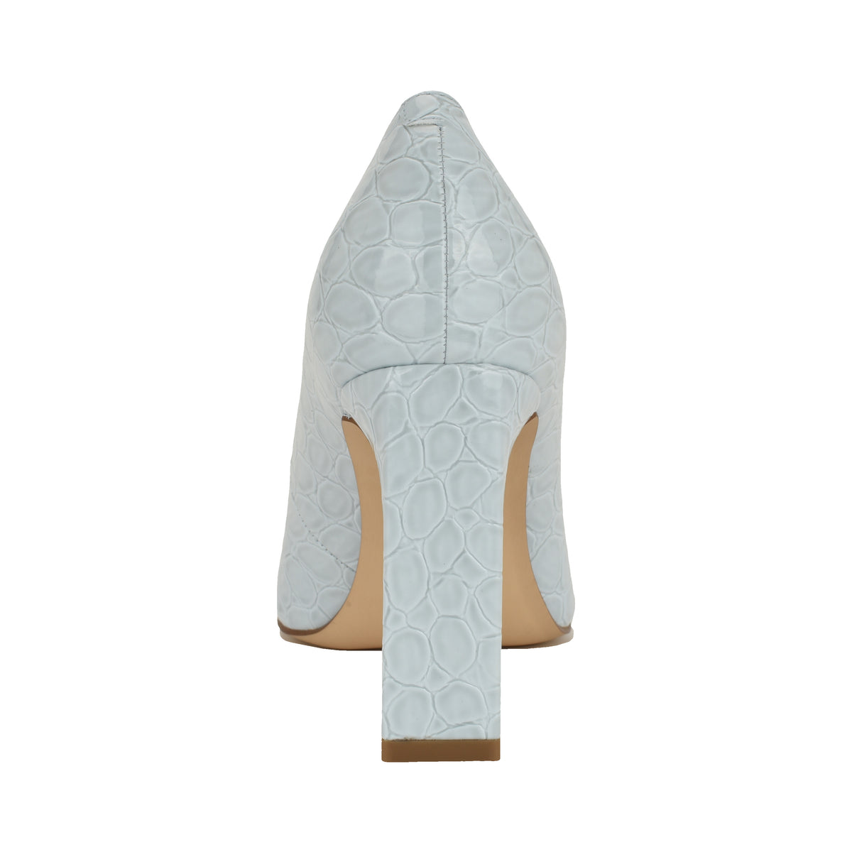 NINE WEST TAMANT3 BABY BLUE24/PATENT ROUND CROCO