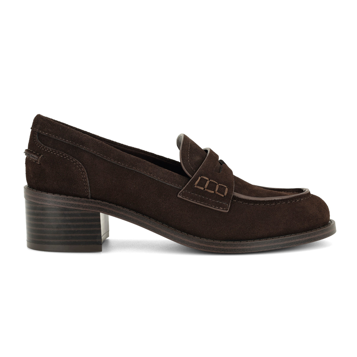 NINE WEST VANDEL DK BROWN P439/VESUVIO SUEDE1.2