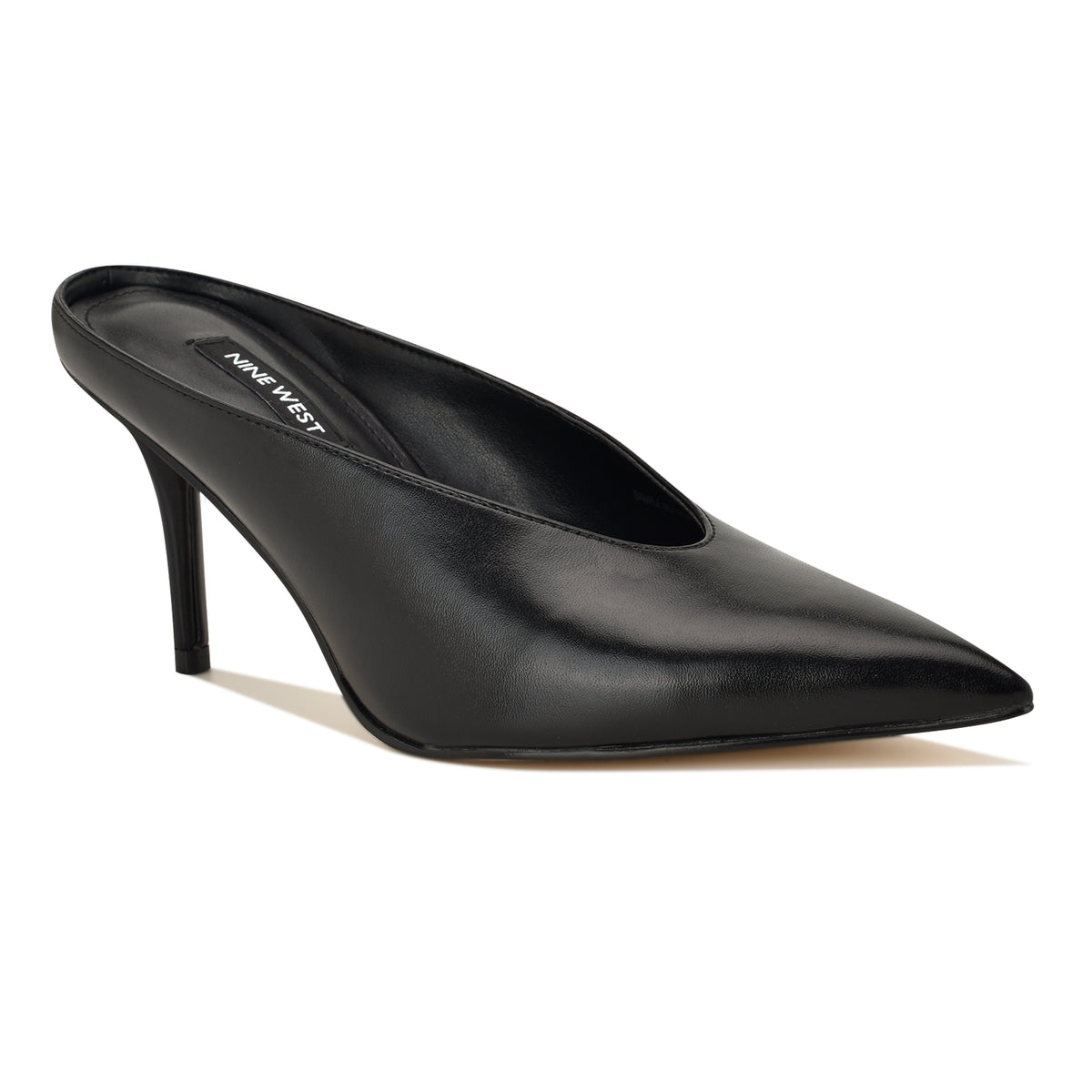 NINE WEST VERRA3 BLACK/SHINY SUPER NAPPA PU