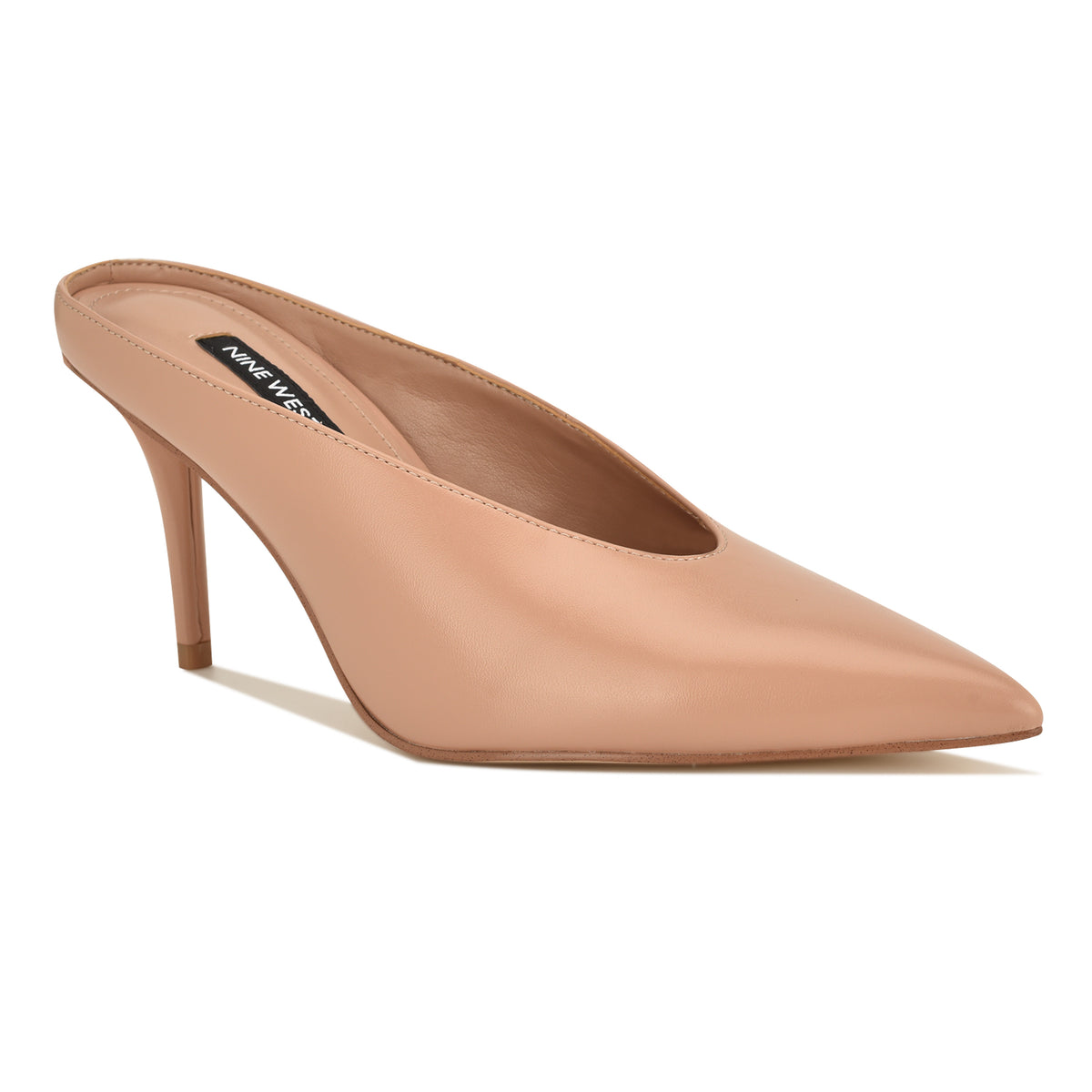 NINE WEST VERRA3 MOCHA MOUSSE/SHINY SUPER NAPPA