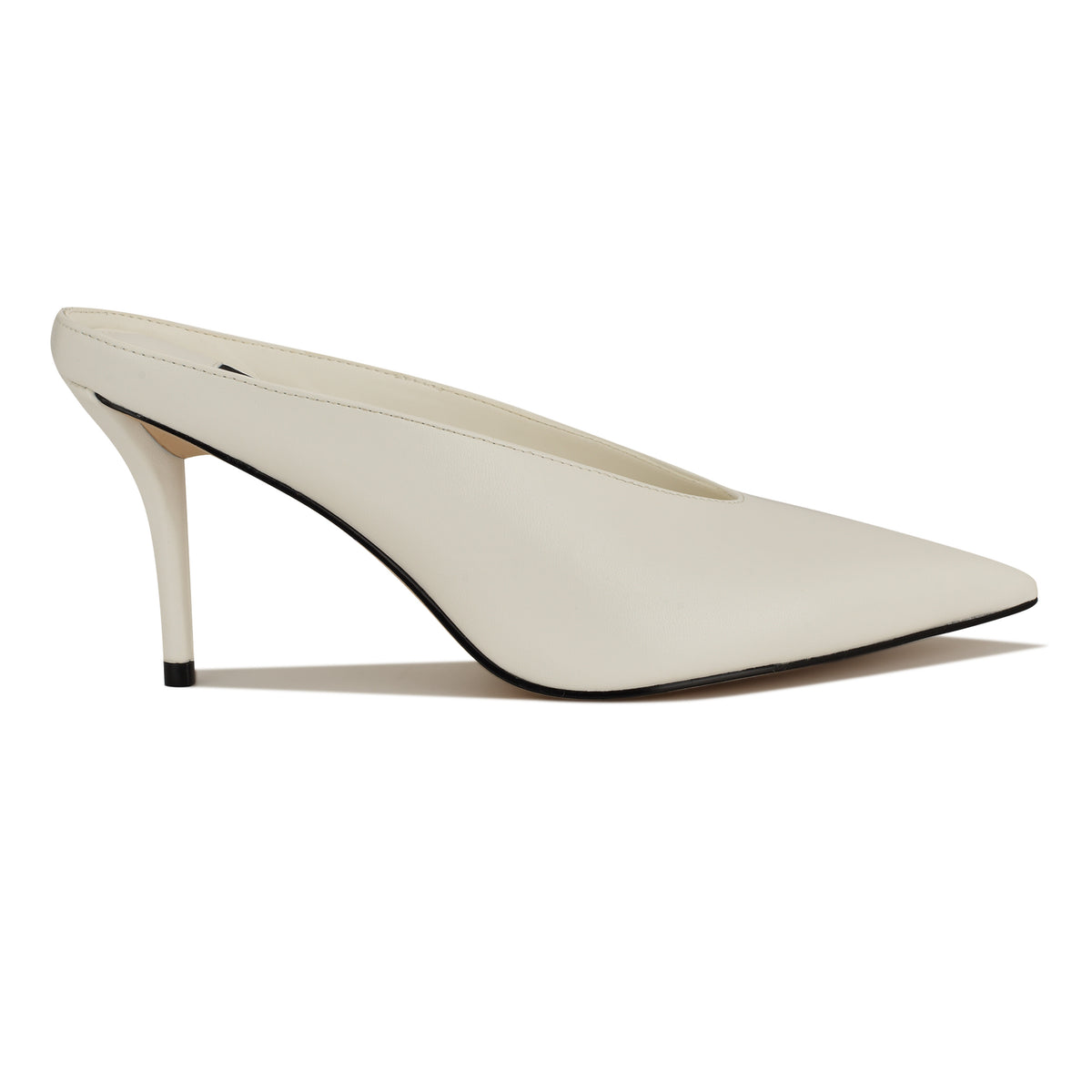 NINE WEST VERRA3 WHITE/SHINY SUPER NAPPA PU