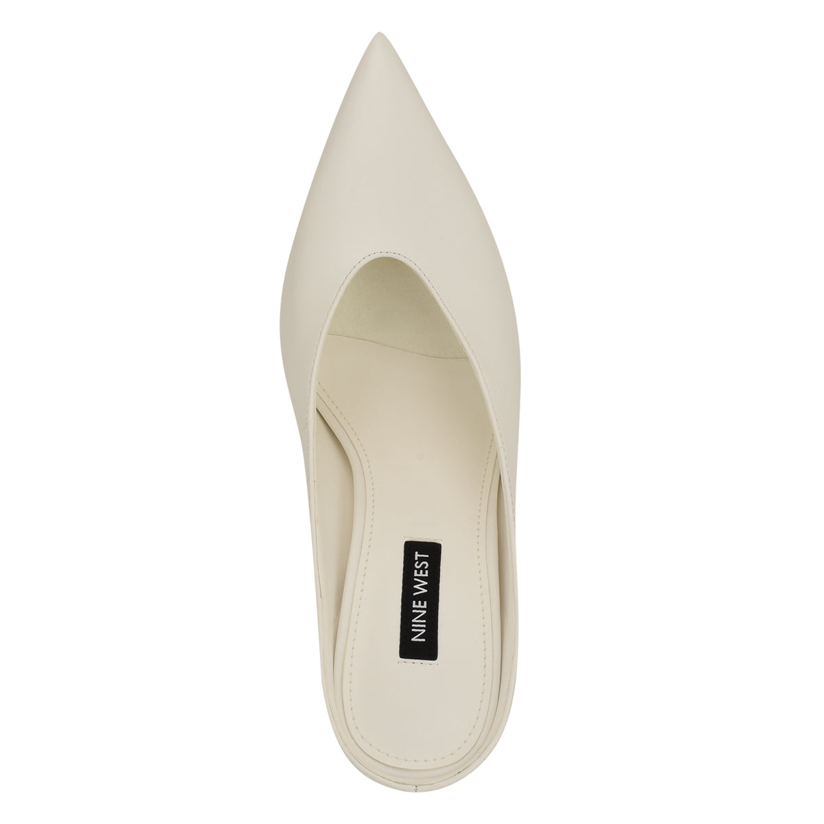 NINE WEST VERRA3 WHITE/SHINY SUPER NAPPA PU