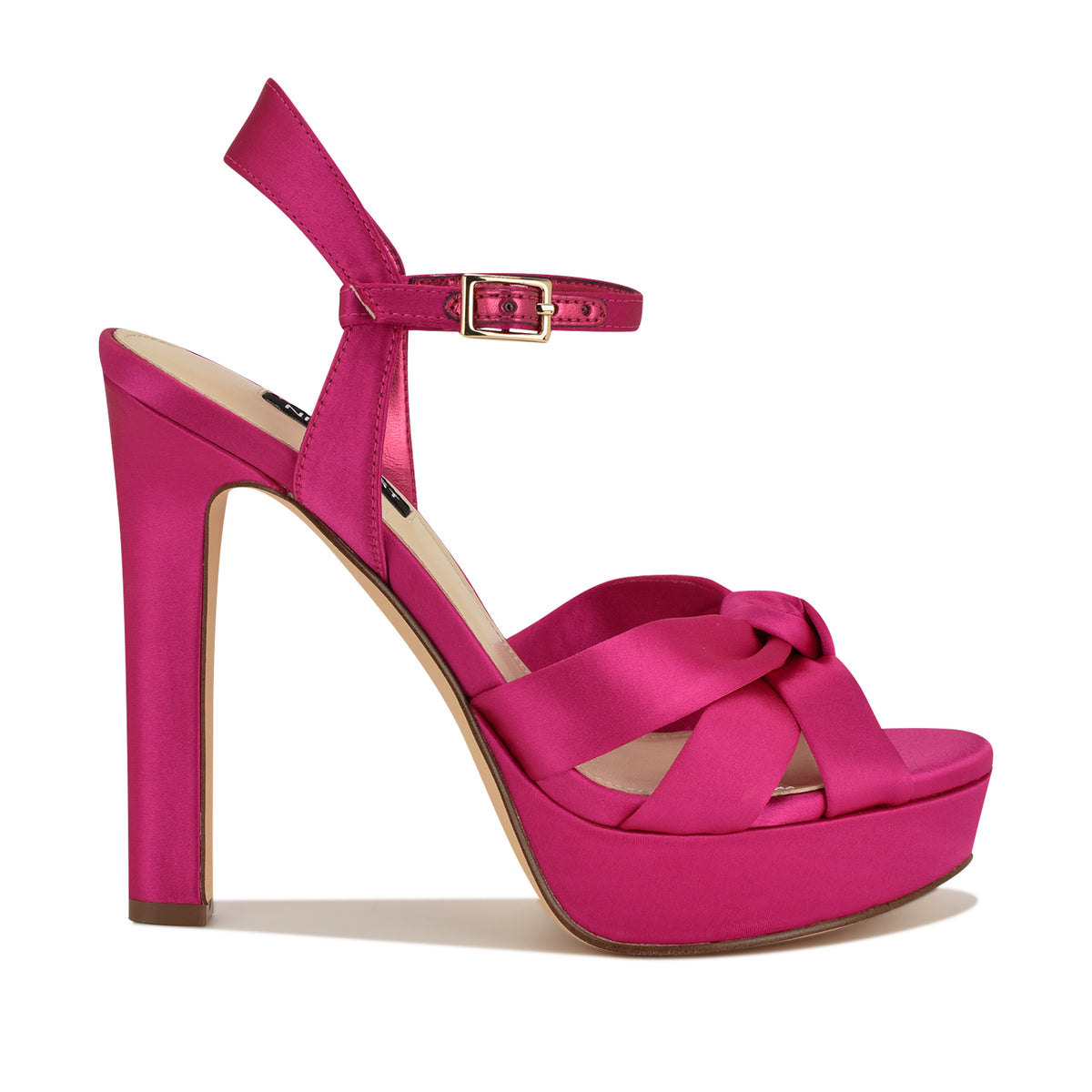 NINE WEST WINDEE2 BRIGHT PINK549/CRYSTAL SATIN