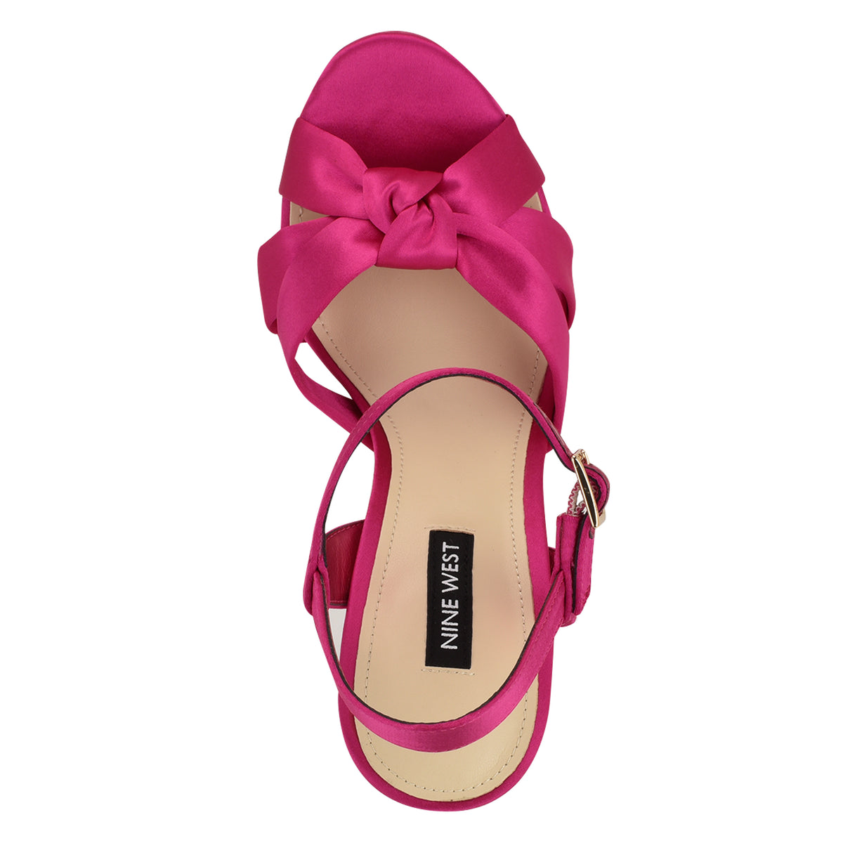 NINE WEST WINDEE2 BRIGHT PINK549/CRYSTAL SATIN