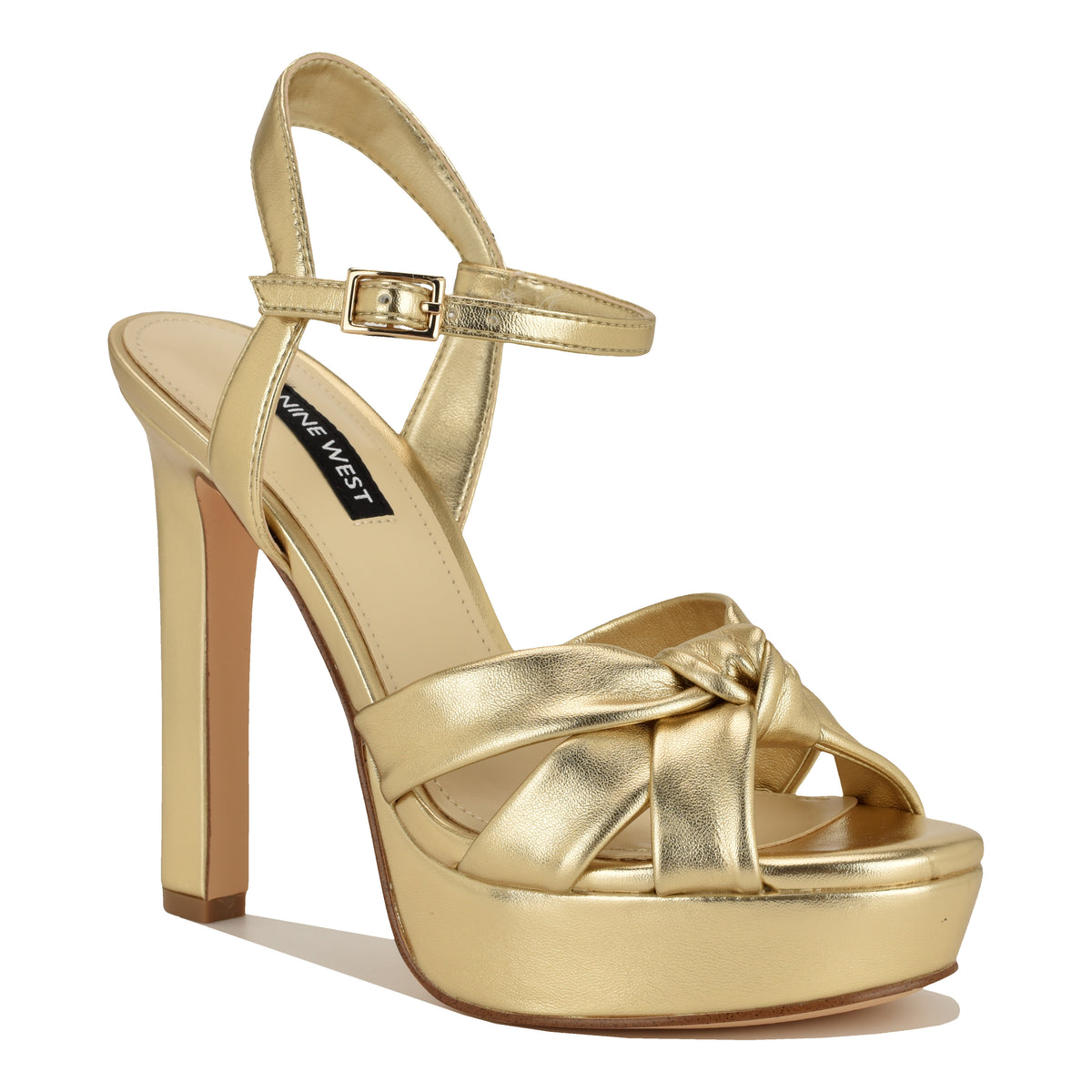 NINE WEST WINDEE3 PLATINO11/SN SOFT METALLIC PU