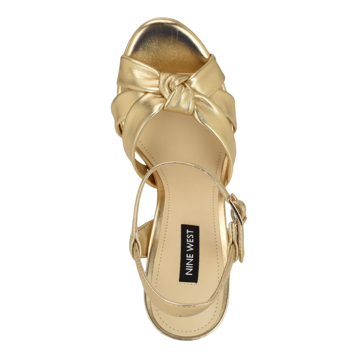 NINE WEST WINDEE3 PLATINO11/SN SOFT METALLIC PU